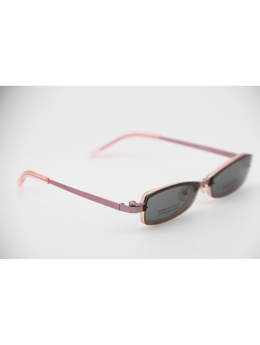 Tak2Mi T9570 Pink W Clips Authentic Eyeglasses 47-19-135 - Picture 2 of 5
